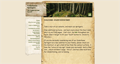 Desktop Screenshot of cedarhomespringers.com